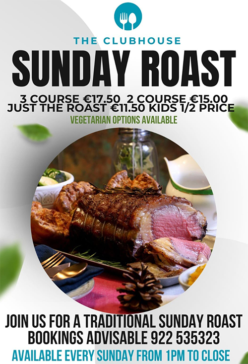 The Clubhouse Sunday Lunch