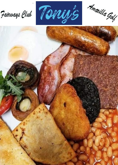 Tony Breakfast Tony's Cafe Bar Amarilla Golf